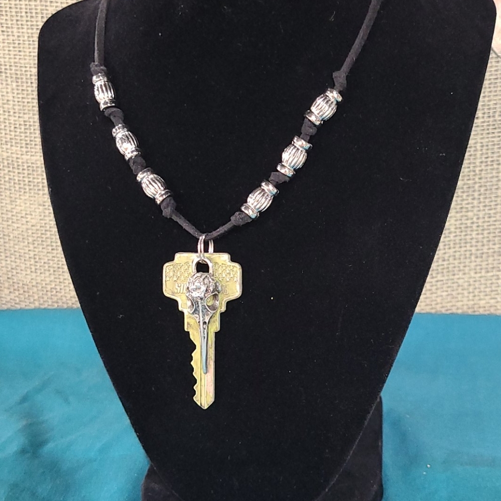 Hand crafted steampunk necklace